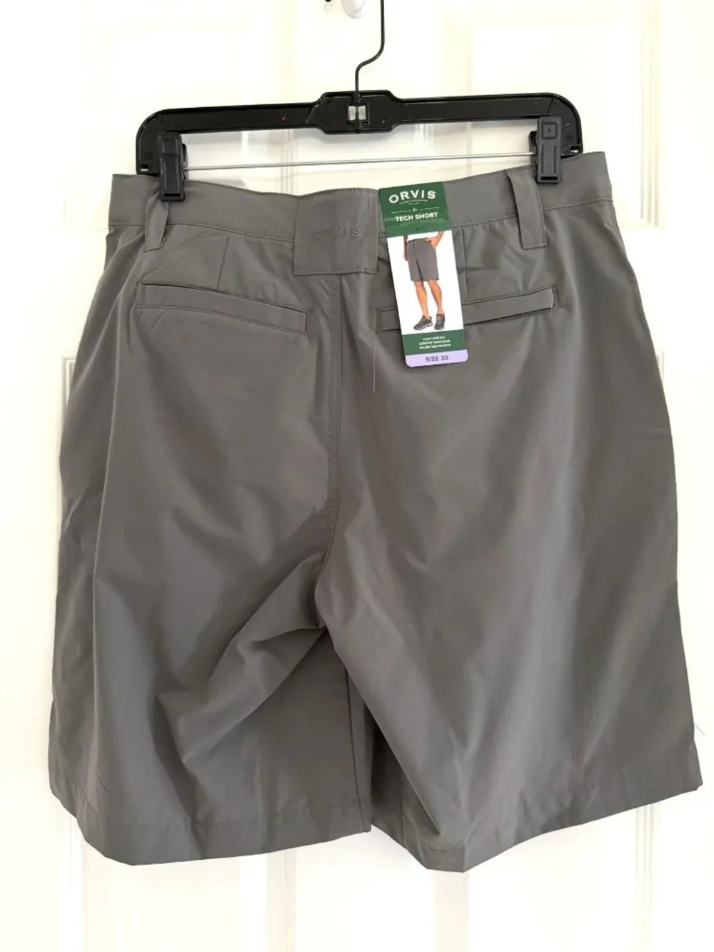 Orvis Men's Lightweight Tech Shorts Blue Or Grey Size 30 Summer Golf Sportswear